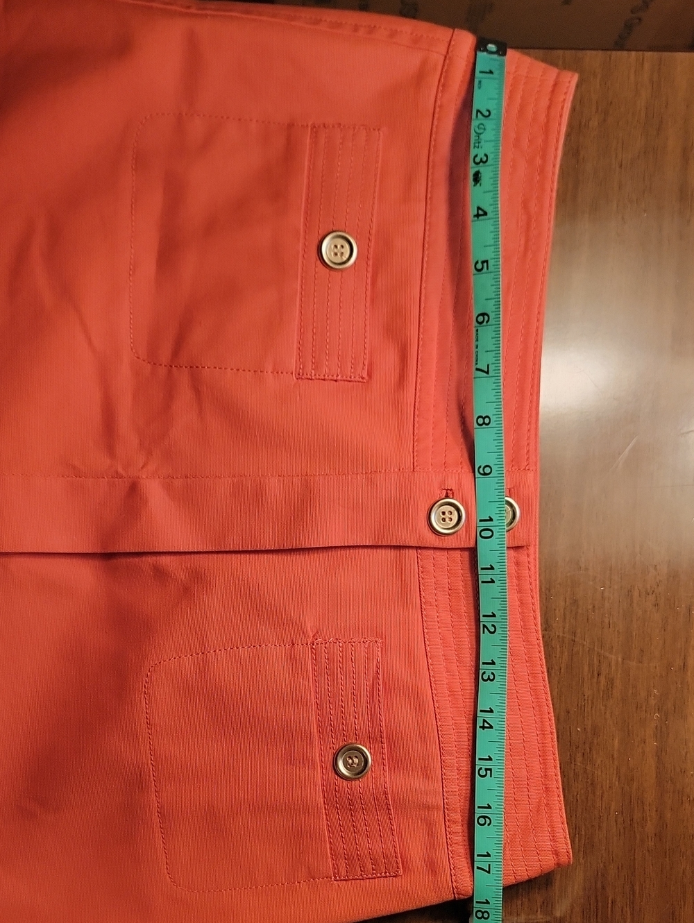 Talbots Orange Wide Waistband Skirt - Picture 10 of 10
